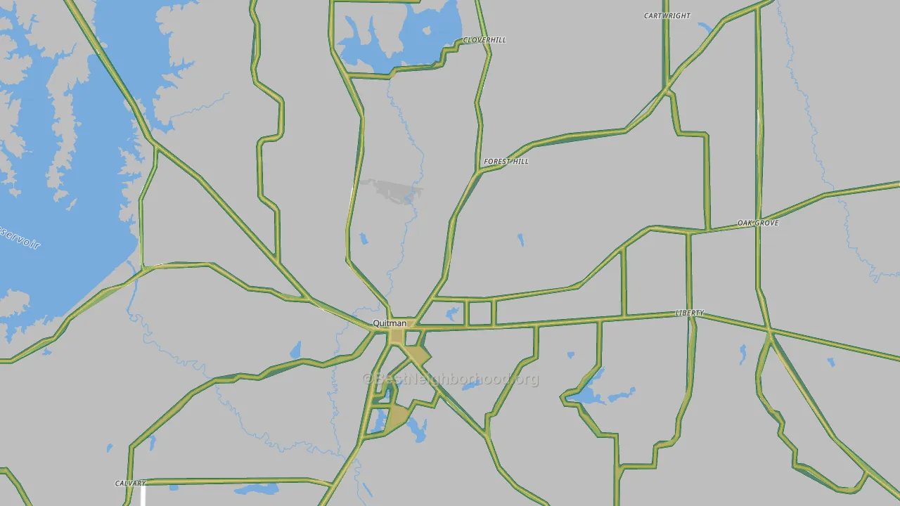 75783, TX Map of Noise Levels in 75783