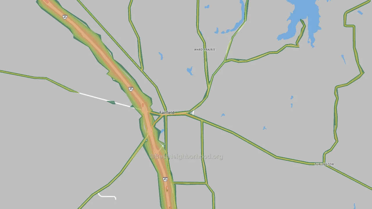 75840, TX Map of Noise Levels in 75840