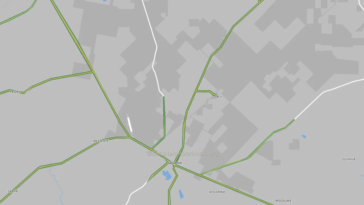 75845, TX Map of Noise Levels in 75845