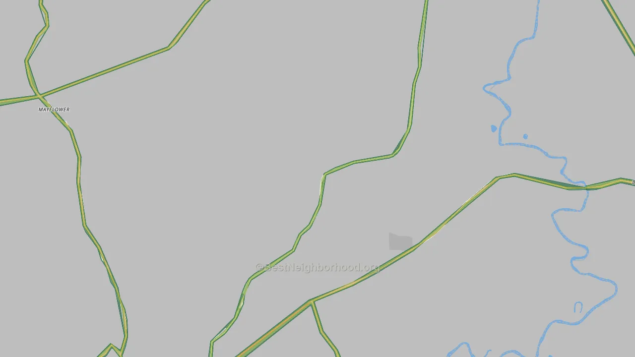 75932, TX Map of Noise Levels in 75932