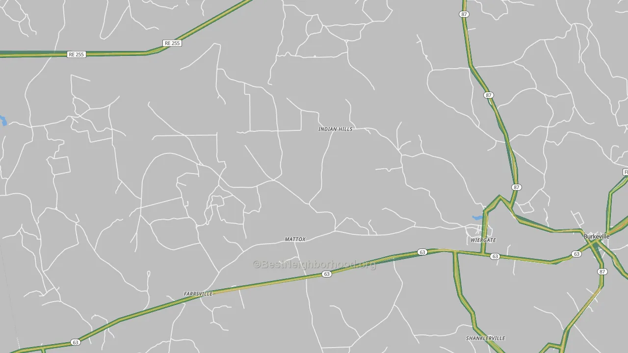 75977, TX Map of Noise Levels in 75977