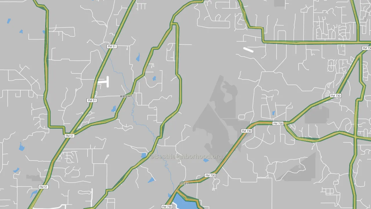 76085, TX Map of Noise Levels in 76085