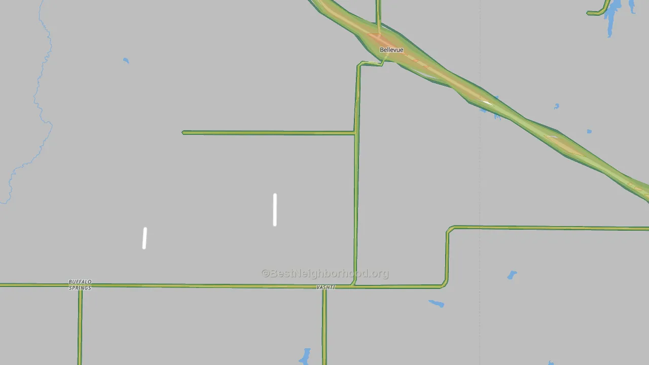 76228, TX Map of Noise Levels in 76228