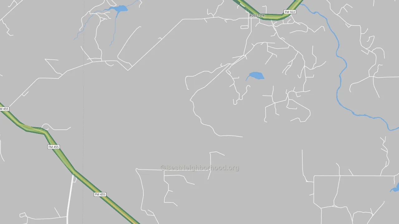 76263, TX Map of Noise Levels in 76263