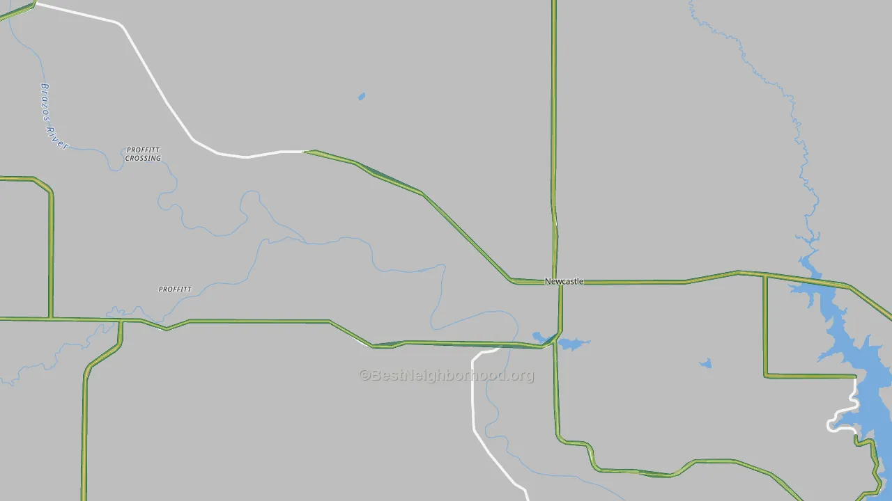 76372, TX Map of Noise Levels in 76372