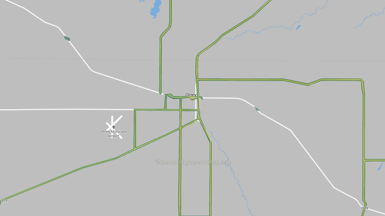 76374, TX Map of Noise Levels in 76374