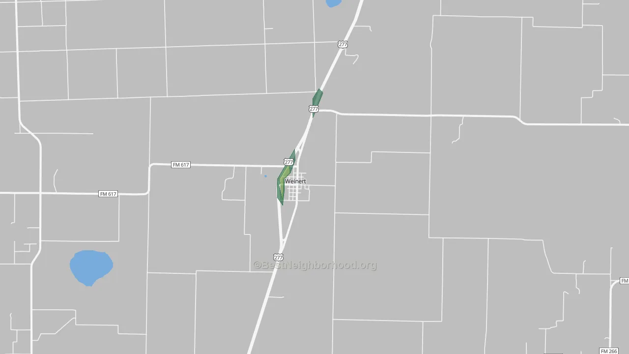 76388, TX Map of Noise Levels in 76388
