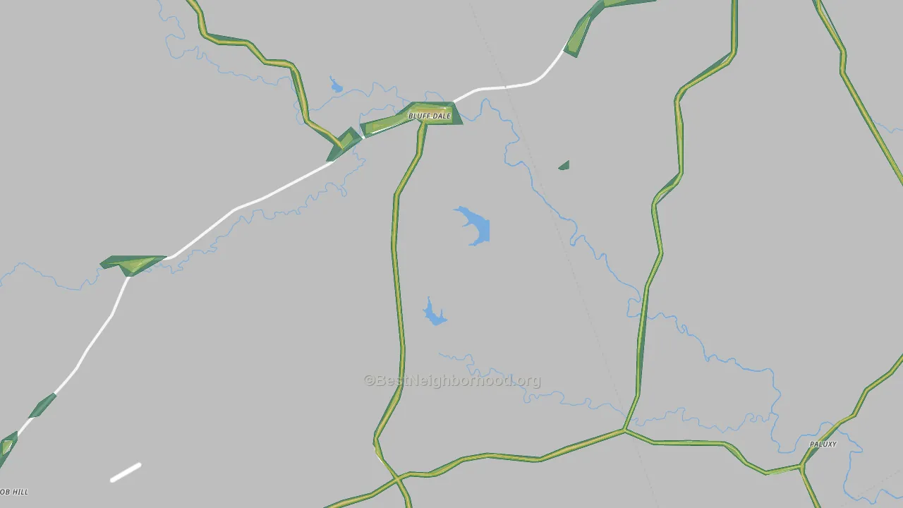 76433, TX Map of Noise Levels in 76433