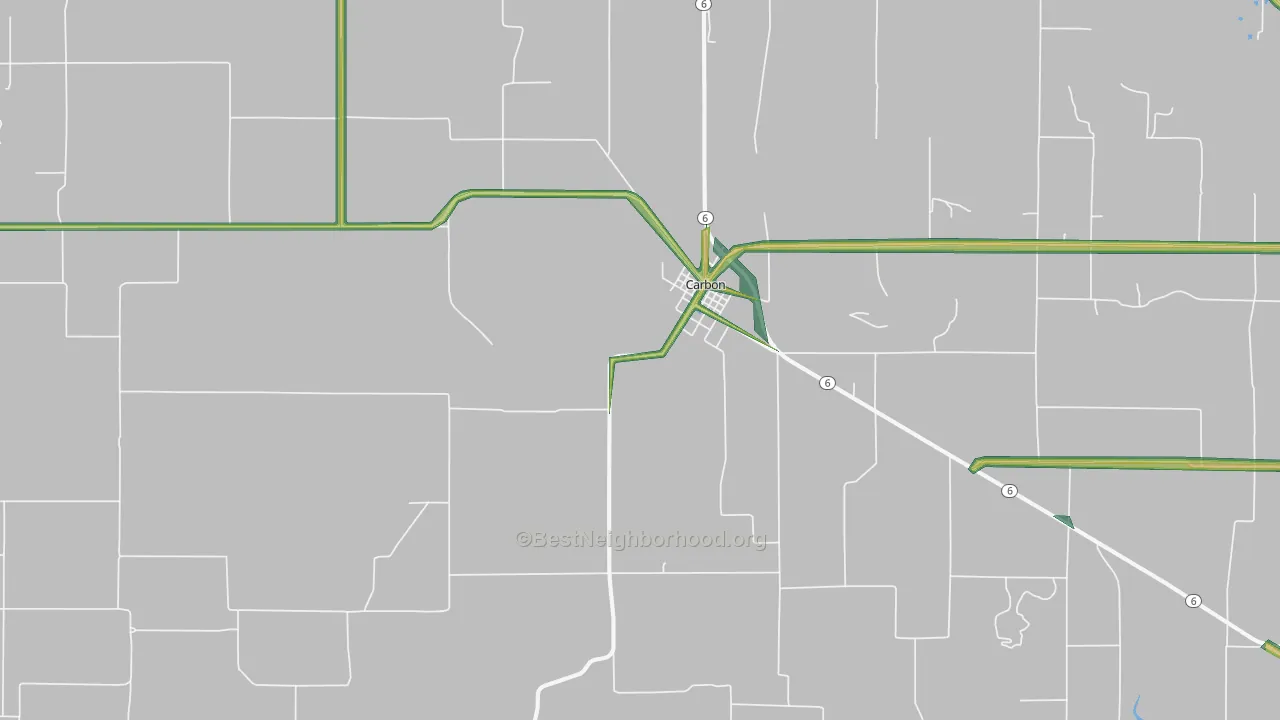 76435, TX Map of Noise Levels in 76435
