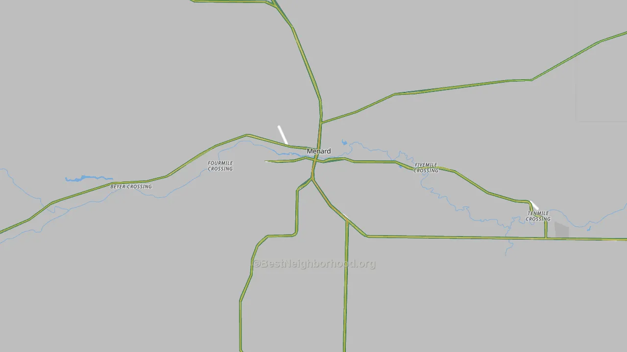 76859, TX Map of Noise Levels in 76859