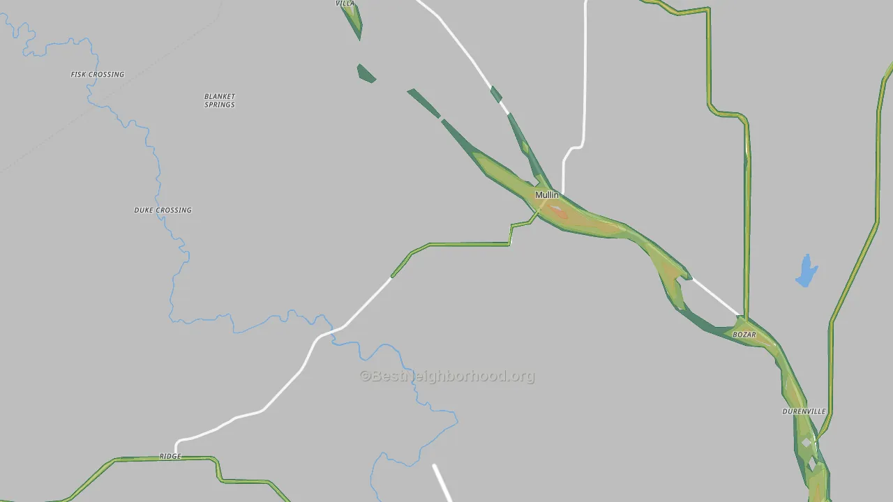 76864, TX Map of Noise Levels in 76864