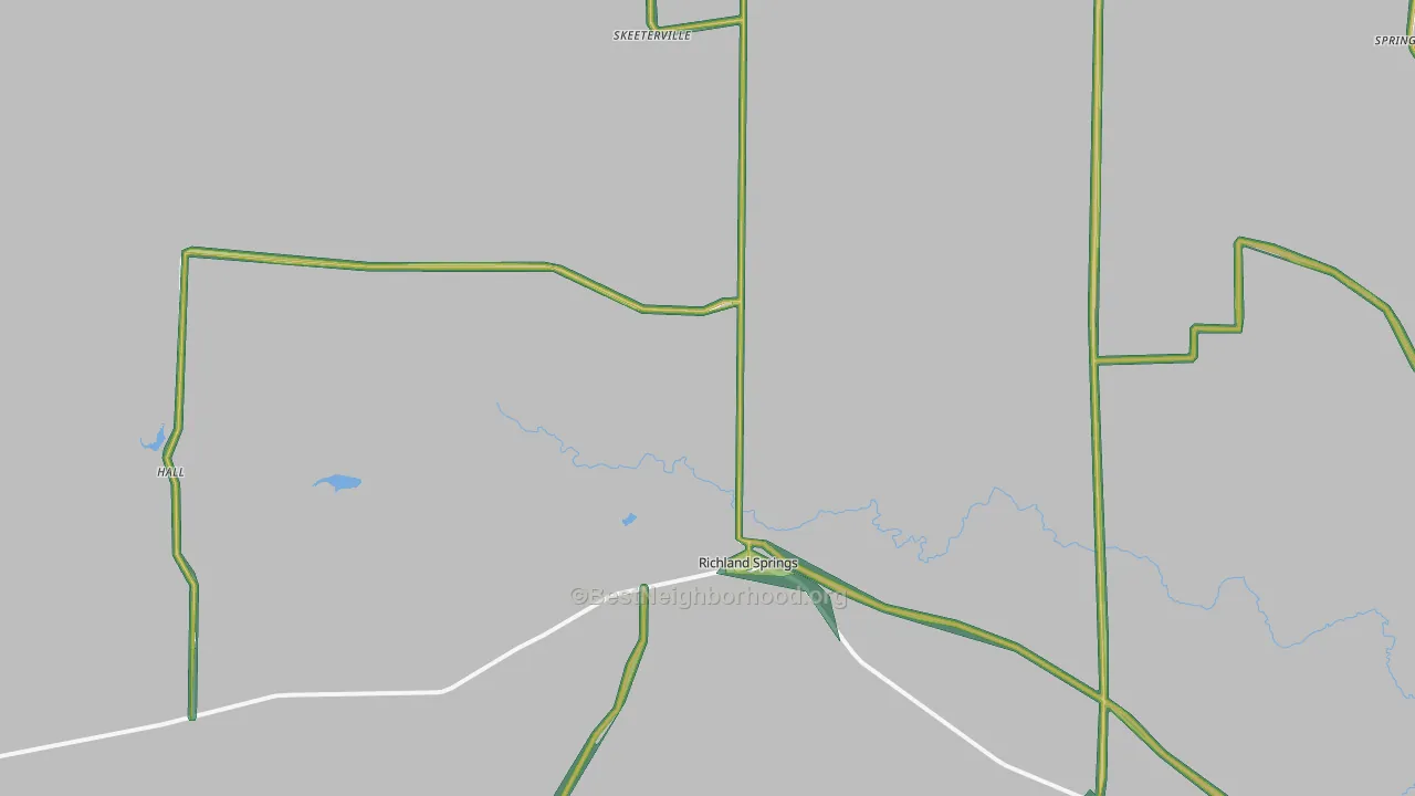 76871, TX Map of Noise Levels in 76871