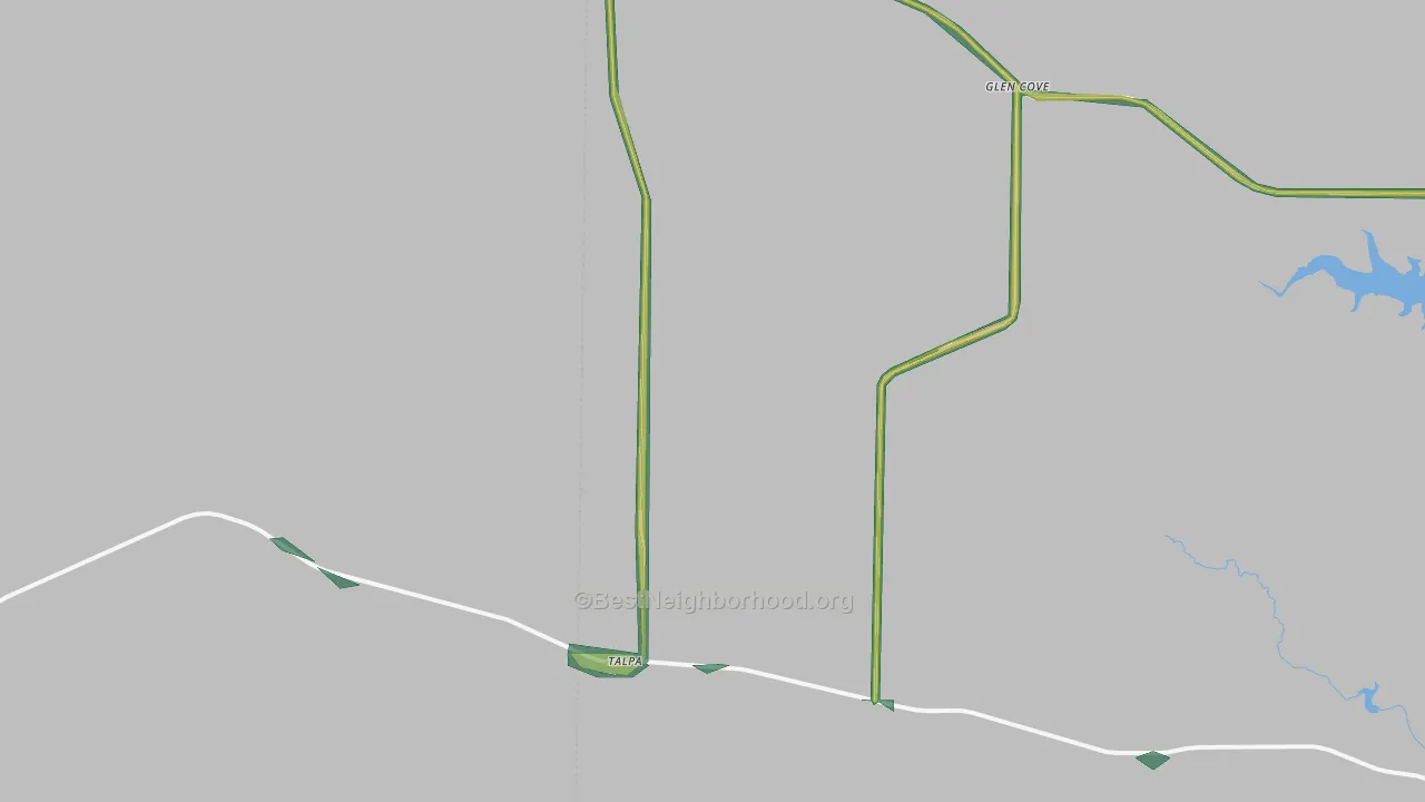 76882, TX Map of Noise Levels in 76882