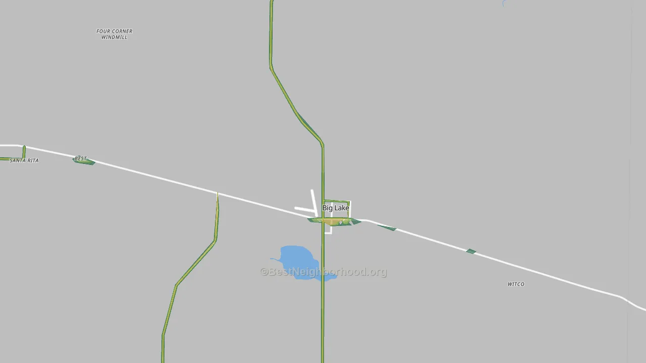76932, TX Map of Noise Levels in 76932