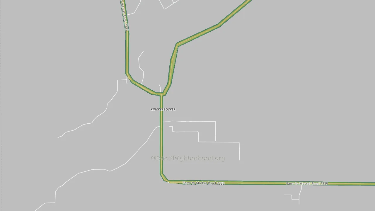 76939, TX Map of Noise Levels in 76939