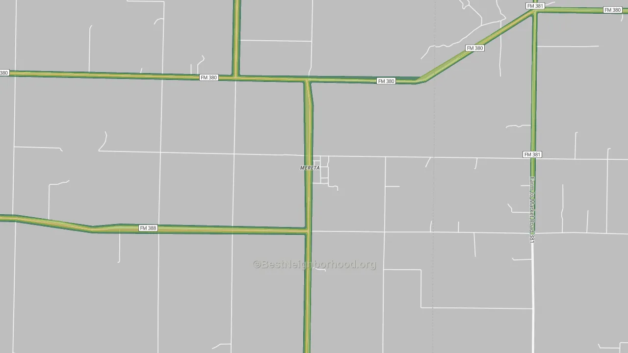 76940, TX Map of Noise Levels in 76940