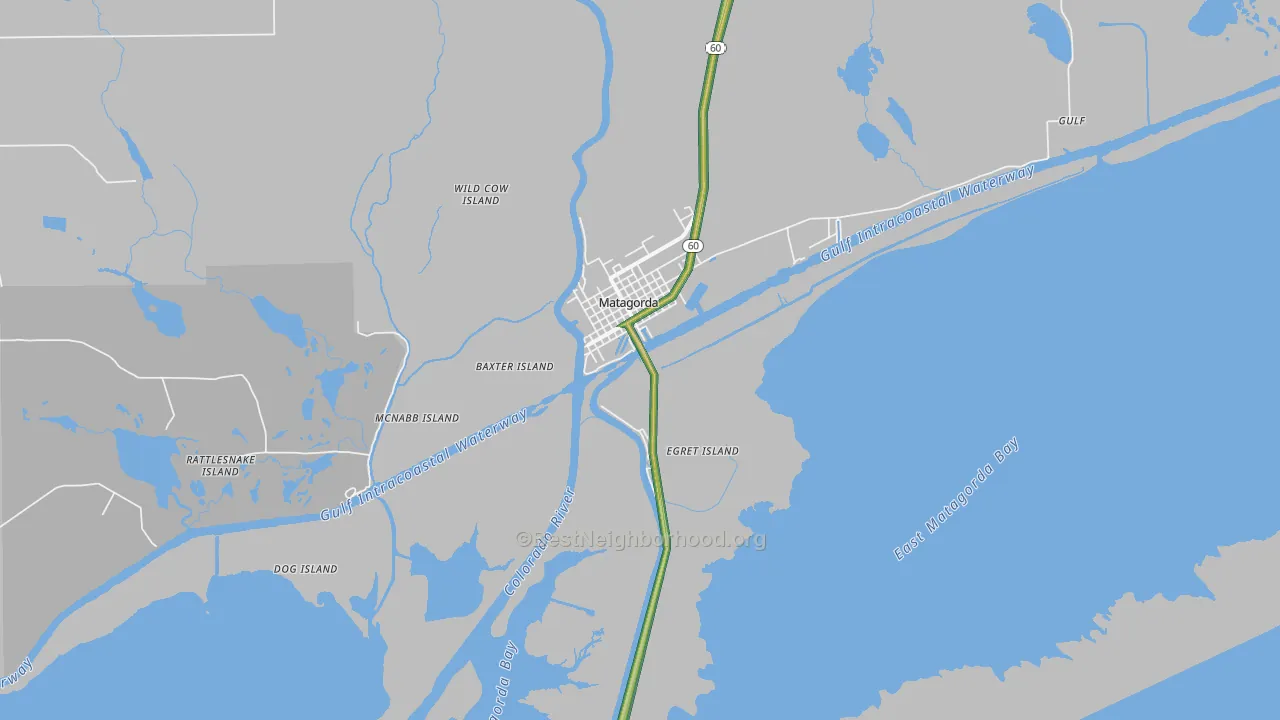 77457, TX Map of Noise Levels in 77457