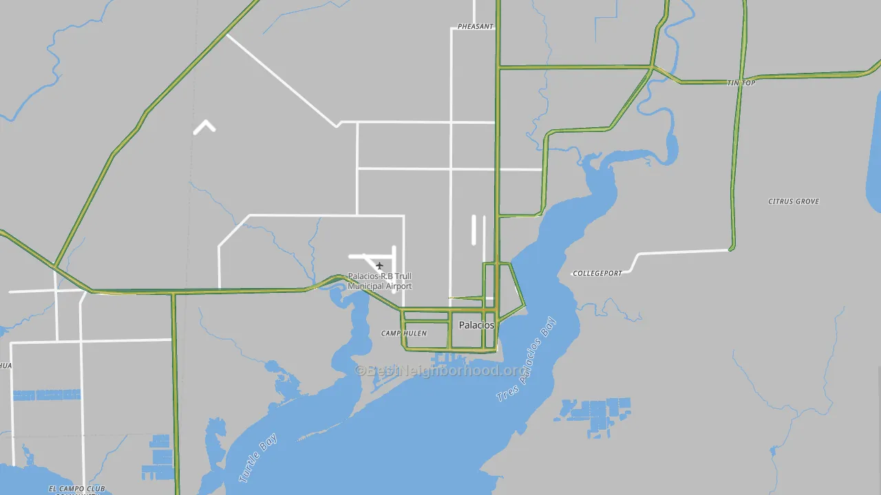 77465, TX Map of Noise Levels in 77465