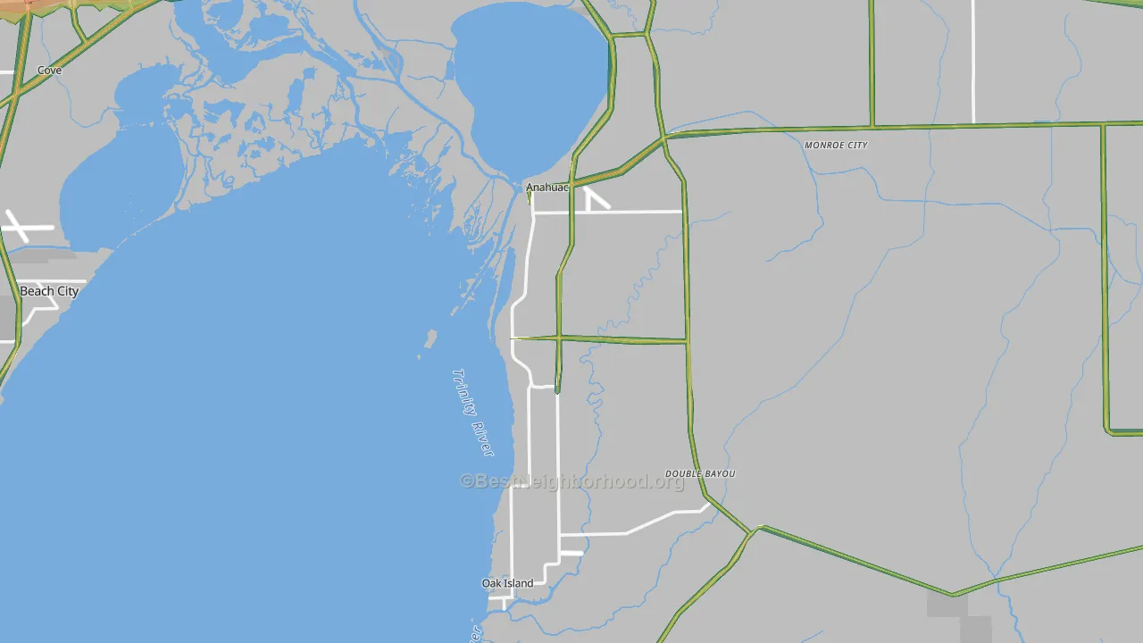 77514, TX Map of Noise Levels in 77514