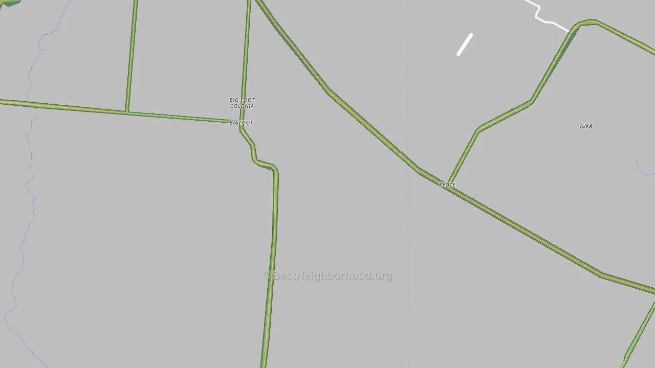 78005, TX Map of Noise Levels in 78005