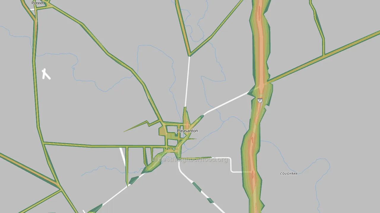 78064, TX Map of Noise Levels in 78064