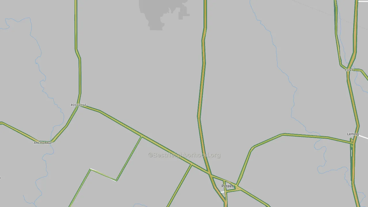 78065, TX Map of Noise Levels in 78065