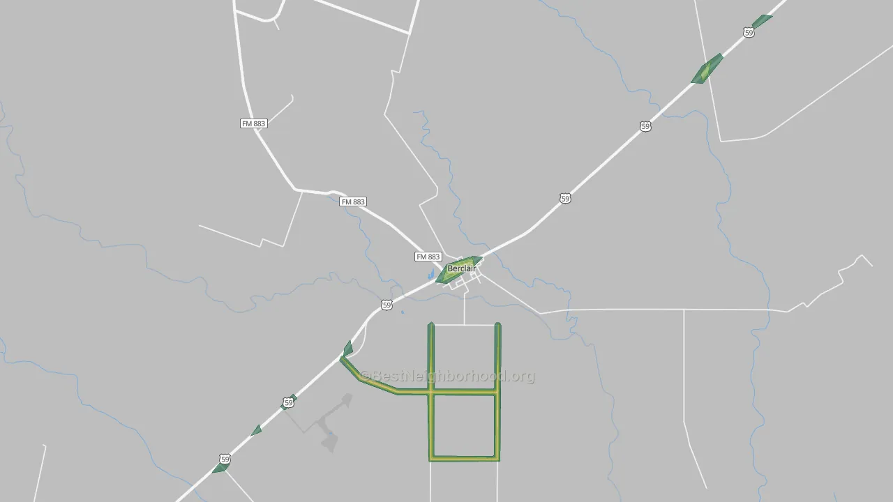 78107, TX Map of Noise Levels in 78107