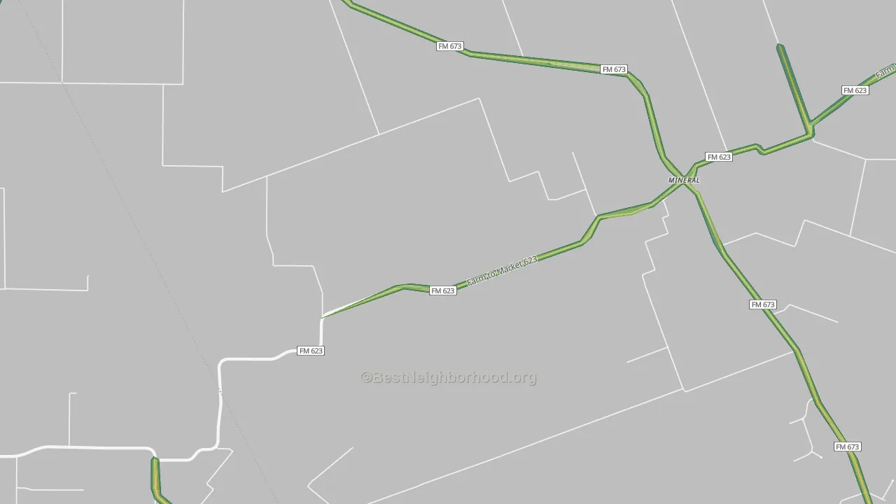 78125, TX Map of Noise Levels in 78125