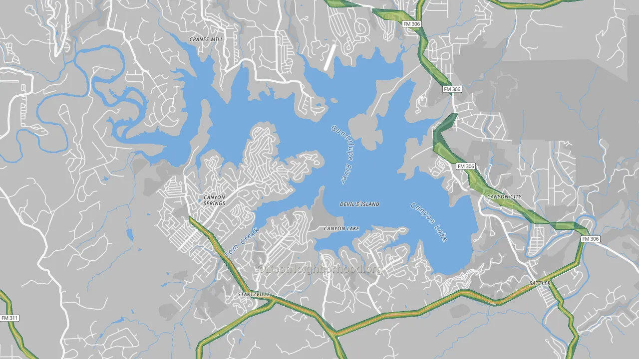 78133, TX Map of Noise Levels in 78133
