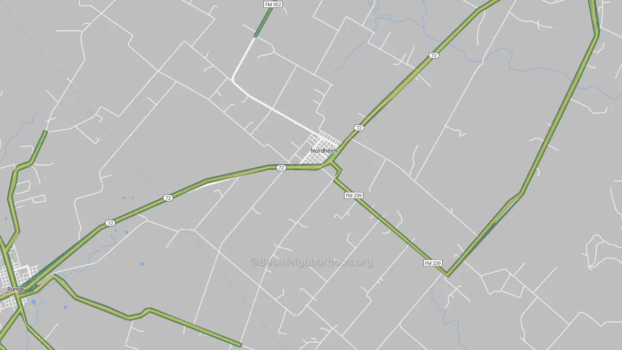 78141, TX Map of Noise Levels in 78141