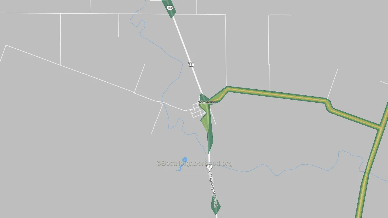 78142, TX Map of Noise Levels in 78142