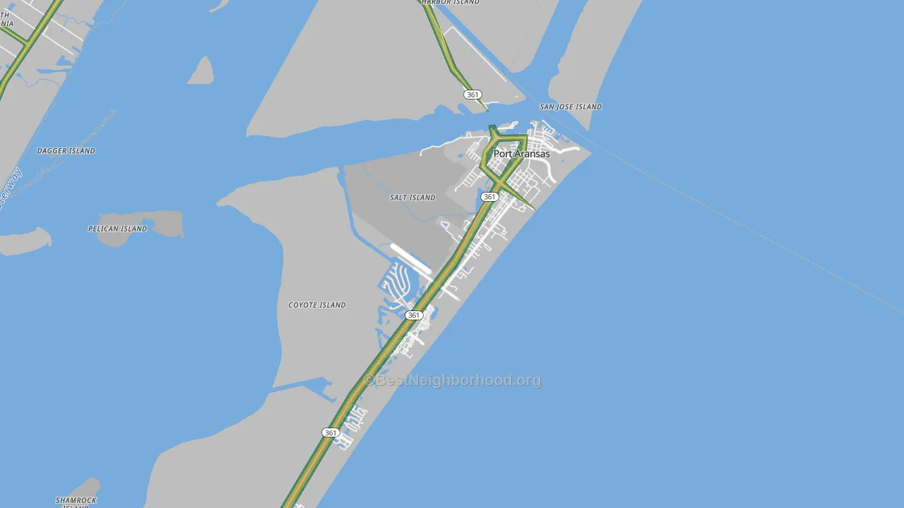 78373, TX Map of Noise Levels in 78373