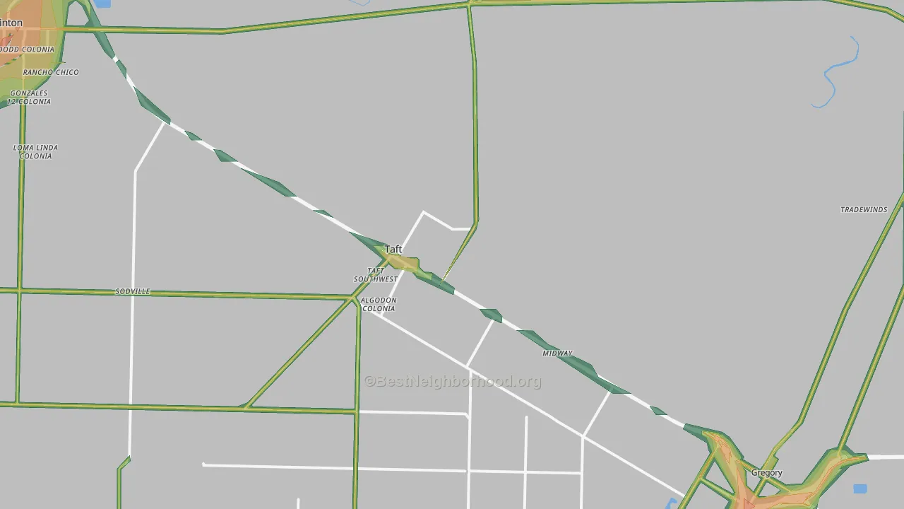 78390, TX Map of Noise Levels in 78390