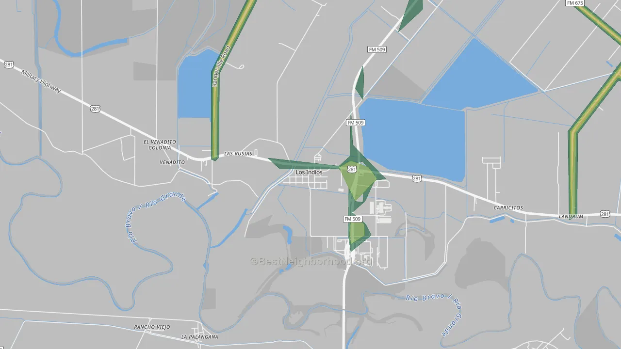 78567, TX Map of Noise Levels in 78567
