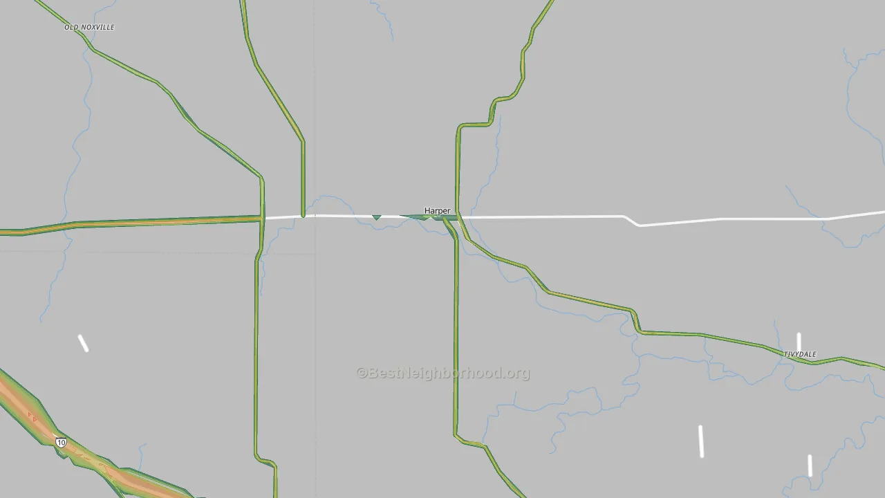 78631, TX Map of Noise Levels in 78631
