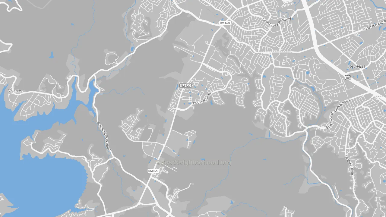 78726, TX Map of Noise Levels in 78726