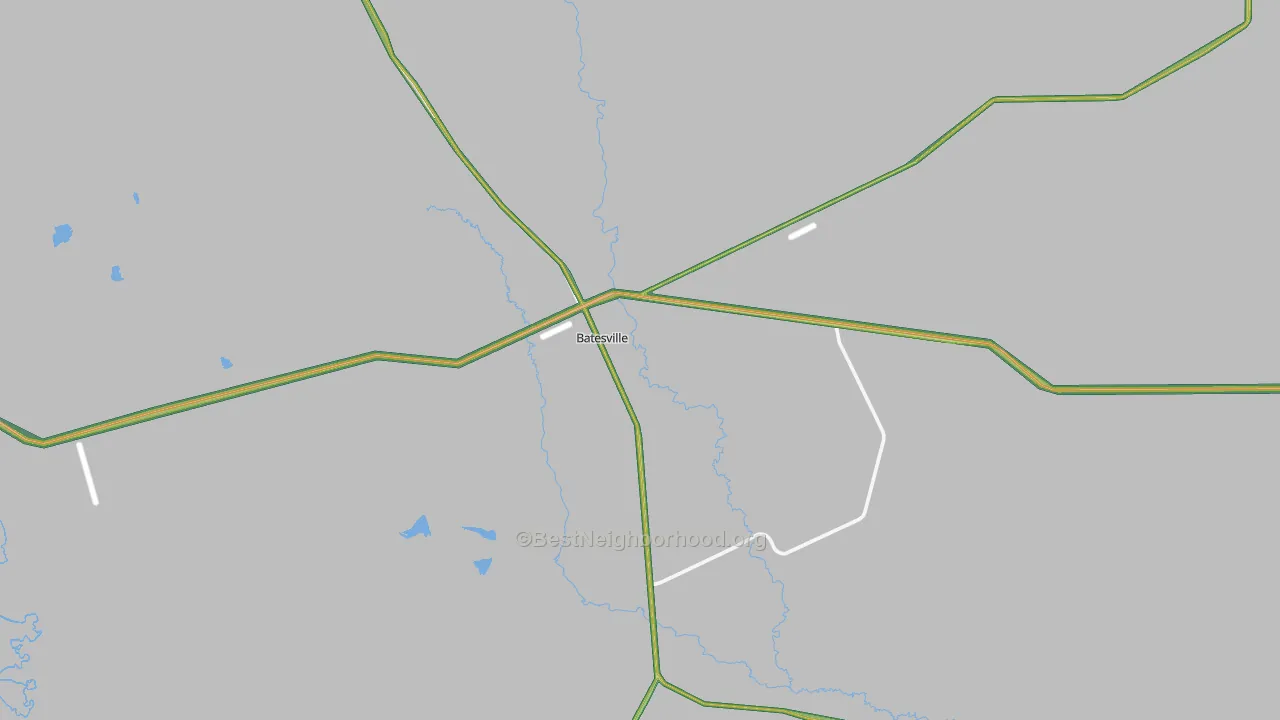 78829, TX Map of Noise Levels in 78829