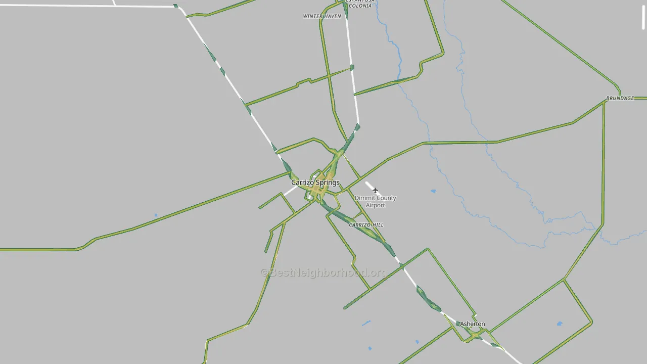 78834, TX Map of Noise Levels in 78834