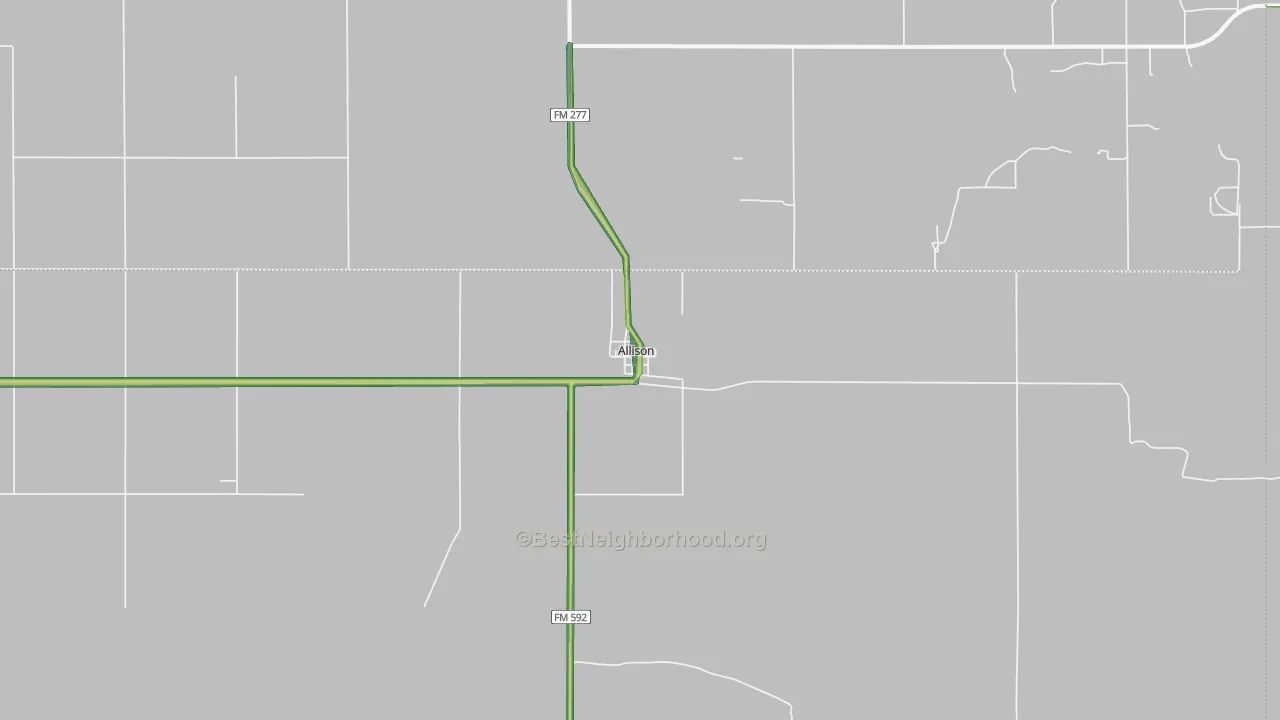 79003, TX Map of Noise Levels in 79003