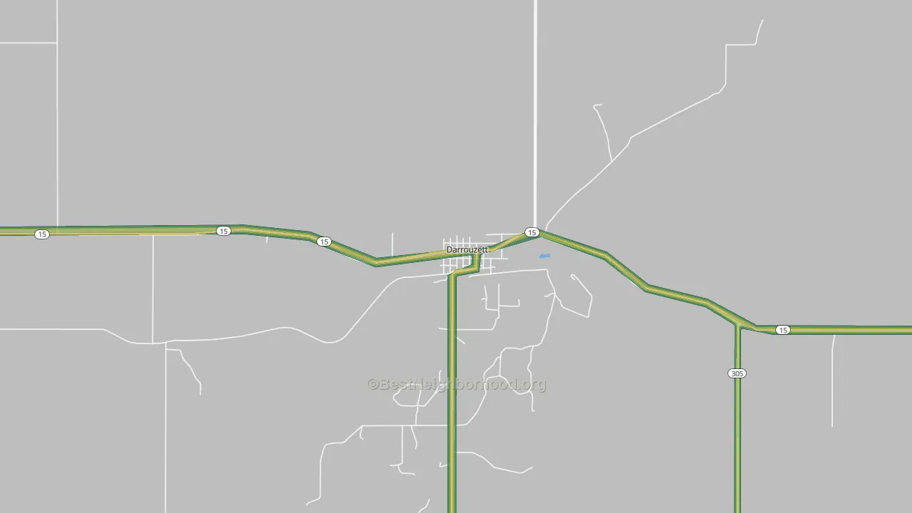 79024, TX Map of Noise Levels in 79024