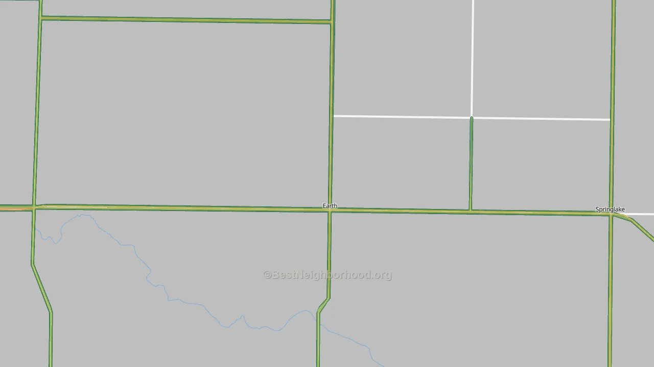 79031, TX Map of Noise Levels in 79031