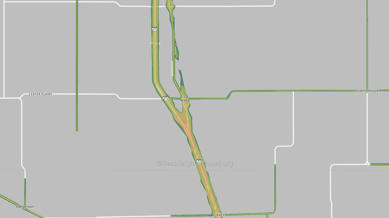 79052, TX Map of Noise Levels in 79052