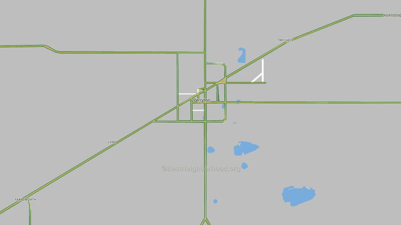 79070, TX Map of Noise Levels in 79070