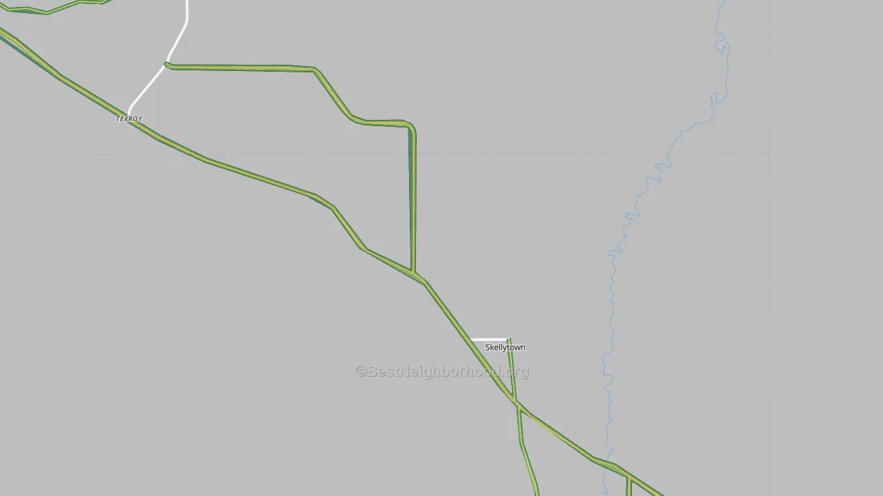 79080, TX Map of Noise Levels in 79080