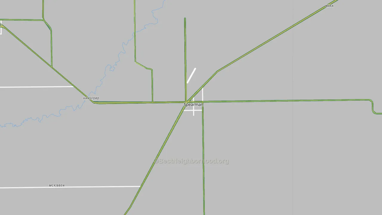 79081, TX Map of Noise Levels in 79081
