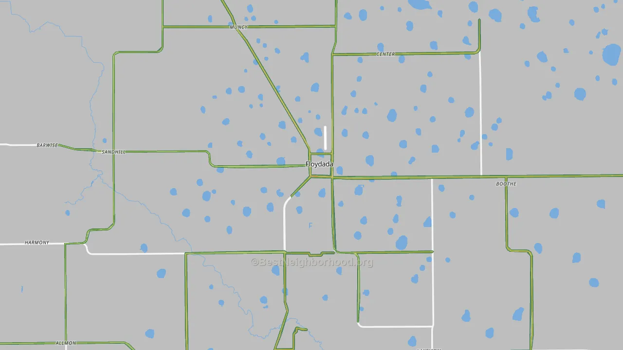 79235, TX Map of Noise Levels in 79235