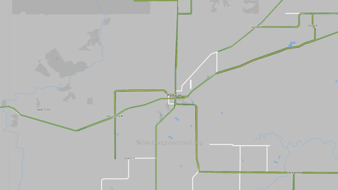 79248, TX Map of Noise Levels in 79248