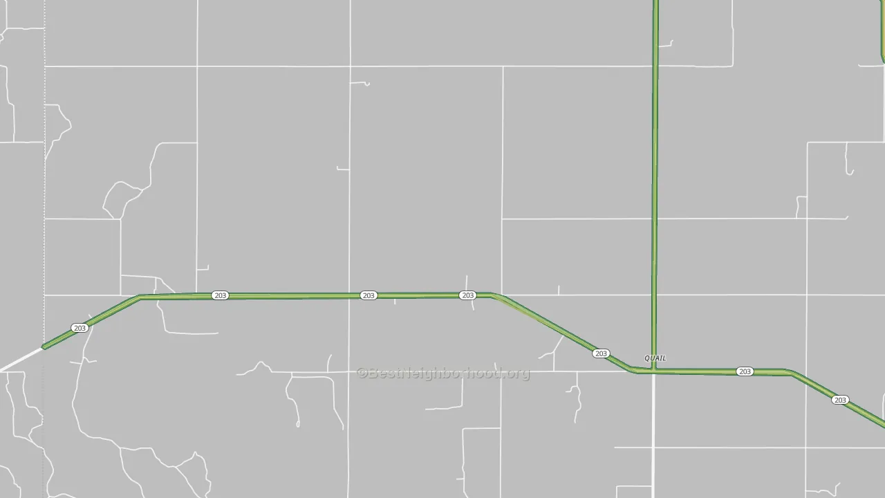 79251, TX Map of Noise Levels in 79251