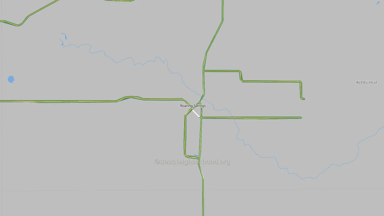 79256, TX Map of Noise Levels in 79256