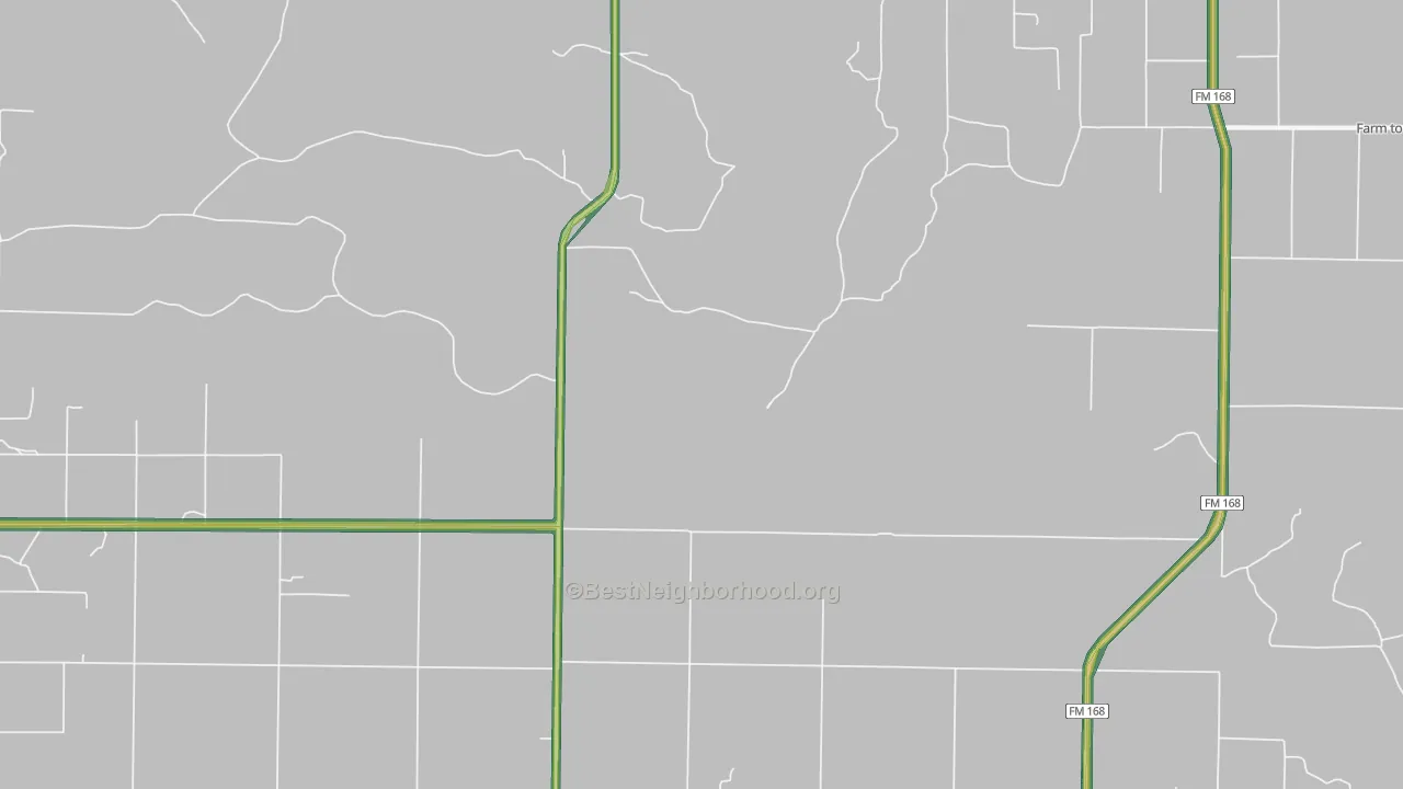 79326, TX Map of Noise Levels in 79326